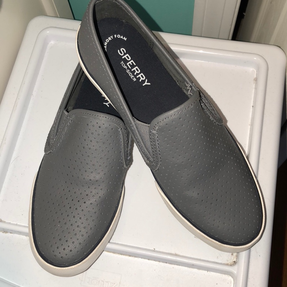 Sperry topsider slip ons